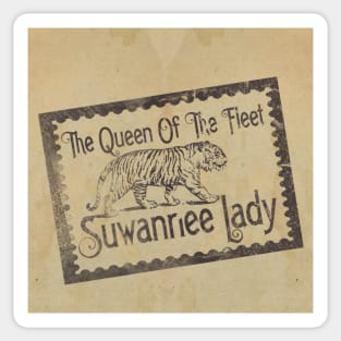 Suwannee Lady Pin Sticker